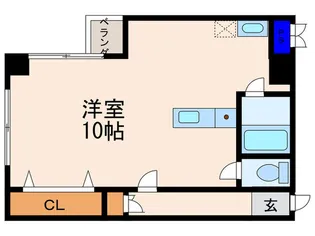 五条セフィ-マンション【2階】の間取り