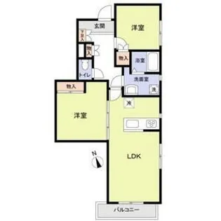 グランデール【1階】の間取り