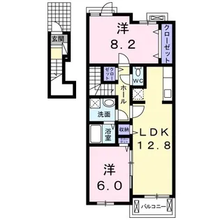 バードヒル【2階】の間取り