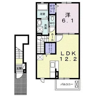 アルバーダ【2階】の間取り