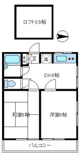 ハイムファミール阿佐ヶ谷【2階】の間取り