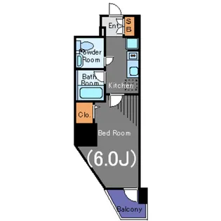 Log品川サンズ【12階】の間取り