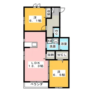 アルカンシェル【2階】の間取り