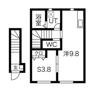 ル メイユール尼沼A棟【2階】の間取り