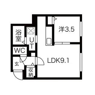 ウェルステージN15【2階】の間取り