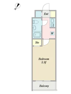 DeLCCS洗足池【1階】の間取り