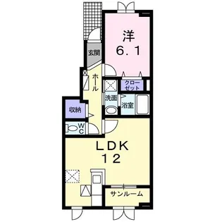 ピアチェーレ【1階】の間取り