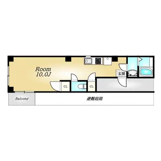 コーポ雅【1階】の間取り