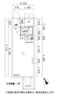 グランメール池袋【5階】の間取り