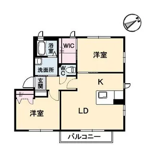 シャーメゾン わき【1階】の間取り