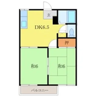 セゾンタウニー【1階】の間取り