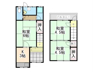 三和町貸家【1階】の間取り