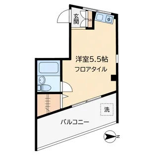 ファクトリー5【3階】の間取り