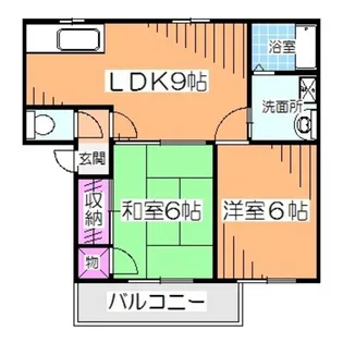 ダノイヴィラ【1階】の間取り