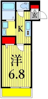 ヴェルデストゥーディオ【1階】の間取り