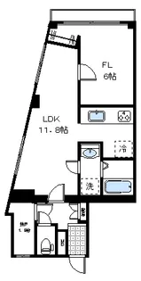 上野毛マンション【6階】の間取り