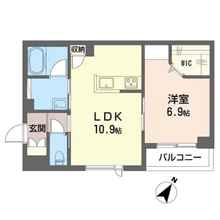 メゾンプラス林間【2階】の間取り