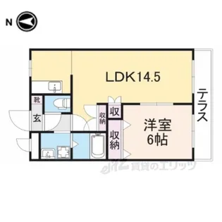 グランベル【1階】の間取り