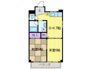 北尾マンション【2階】の間取り