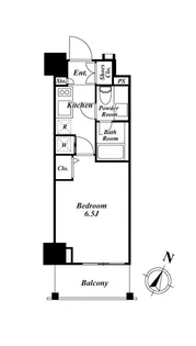 KDXレジデンス品川シーサイド【6階】の間取り