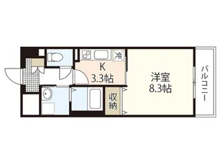 エスペランサ奥田【3階】の間取り