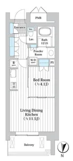 アビティグランデ砧 (B棟)【2階】の間取り