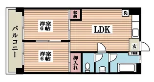 セイショウ・ヴィレッジ【4階】の間取り