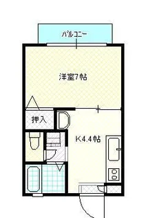 ルビーコーポ【2階】の間取り