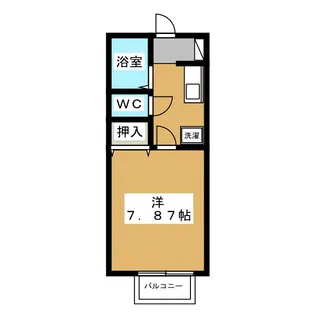 セジュールオークヤード【2階】の間取り