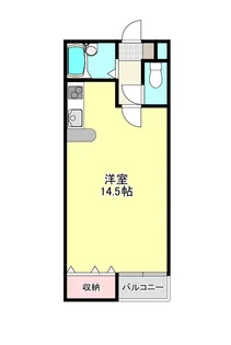 セイラBOX飯塚II【2階】の間取り