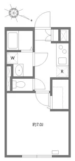 エルファーロ笹塚II【3階】の間取り