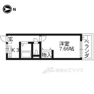 クレセントYANAGI【2階】の間取り
