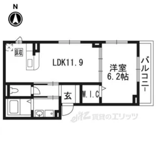 ソレイユルヴァン【2階】の間取り