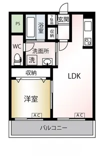 戸塚ハイツ【8階】の間取り