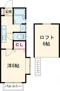 アドバンス【2階】の間取り