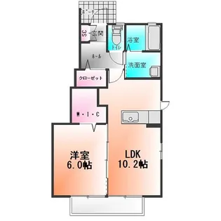 グレースフィル【1階】の間取り
