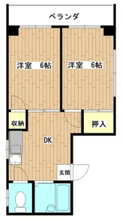 第一大長ビル【4階】の間取り