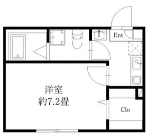 フォレスト井土ヶ谷【1階】の間取り