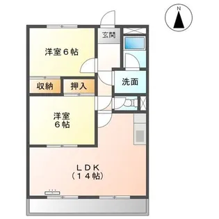 エスポワール西原【3階】の間取り
