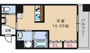 ルネ日本橋アネーロ【2階】の間取り