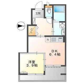グレイスヒル【1階】の間取り