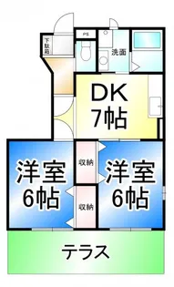 フォレスタ【1階】の間取り