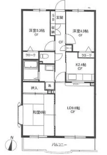 アーバンハイム成城 PARTIII【1階】の間取り
