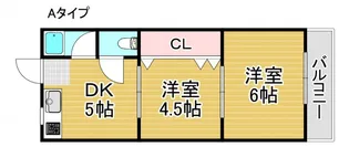 タカイレジデンス【2階】の間取り
