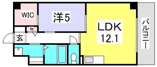 南観音FLATS【7階】の間取り