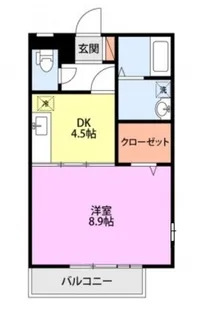 メゾンリヴィエール【2階】の間取り
