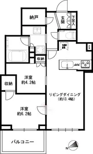 ブランズ本郷真砂【3階】の間取り