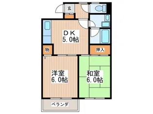 サンライズマンション小平【4階】の間取り