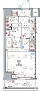 クレヴィスタ代田橋【3階】の間取り