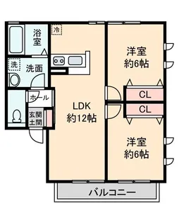 ルミエール湘南I【2階】の間取り